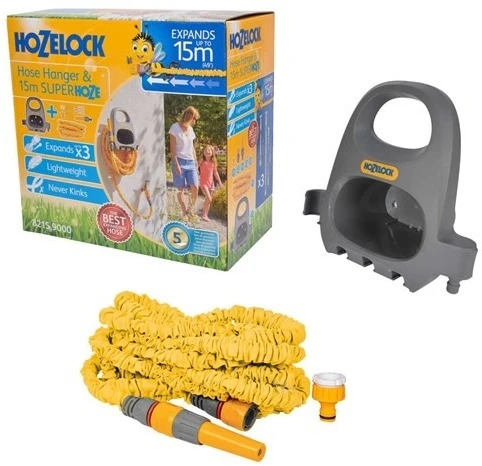 Hozelock Hose Hanger and 15M Superhoze Hozelock Hose Hanger And 15M Superhoze -Garden Supply Store 37240 13958