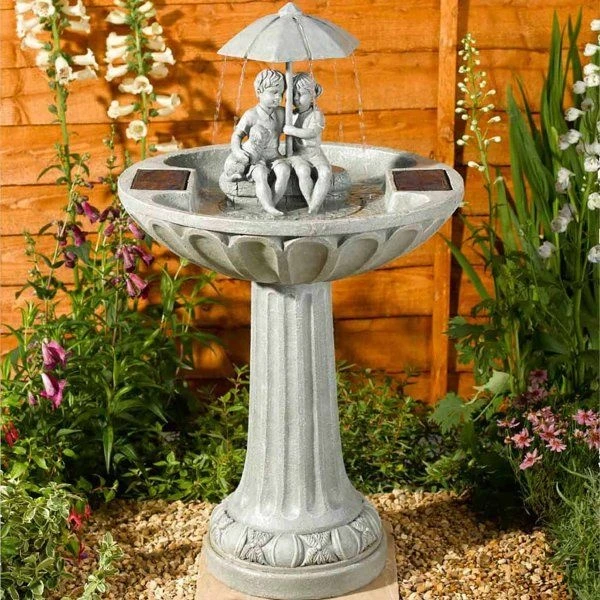 Smart Solar Umbrella Solar Water Feature Smart Solar Umbrella Solar Water Feature -Garden Supply Store 39388 11910