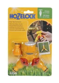 Hozelock Dual Tap Connector -Garden Supply Store 43836 6571