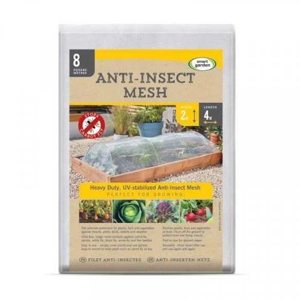 Smart Garden Anti-Insect 1mm Mesh - 2 x 4m Smart Garden Anti-Insect 1mm Mesh - 2 X 4m -Garden Supply Store 44688 5793