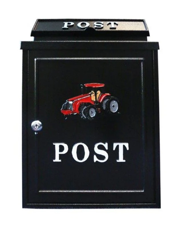 Harewood Red Tractor Post Box Harewood Red Tractor Post Box -Garden Supply Store 45643 4165