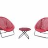 TOBS Garden Bistro Set - Chilli Red -Garden Supply Store 46748 2591