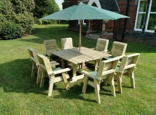 Churnet Valley Ergo 8 Seater Square Set - 8 x Chairs Churnet Valley Ergo 8 Seater Square Set - 8 X Chairs -Garden Supply Store 46803 2515