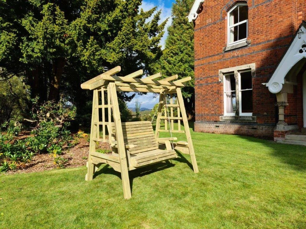 Churnet Valley Pergola Swing 2 Seater Churnet Valley Pergola Swing 2 Seater -Garden Supply Store 46826 2436