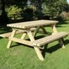 Churnet Valley Deluxe Picnic Table 1.8m -Garden Supply Store 46829 2426