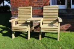 Churnet Valley Ergo Love Seats Square Tray -Garden Supply Store 46836 2403