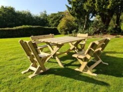 Churnet Valley Ashcombe Table Set 6 Seater