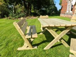 Churnet Valley Ashcombe Table Set 6 Seater -Garden Supply Store 46841 2385