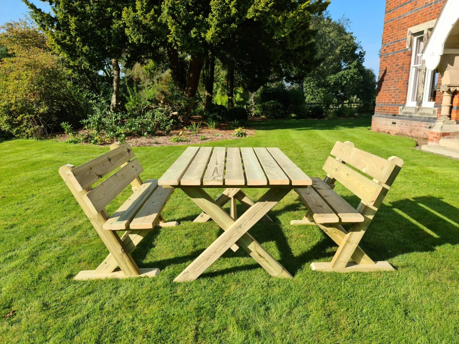 Churnet Valley Ashcombe Table Set 4 Seater Churnet Valley Ashcombe Table Set 4 Seater -Garden Supply Store 46842 2380