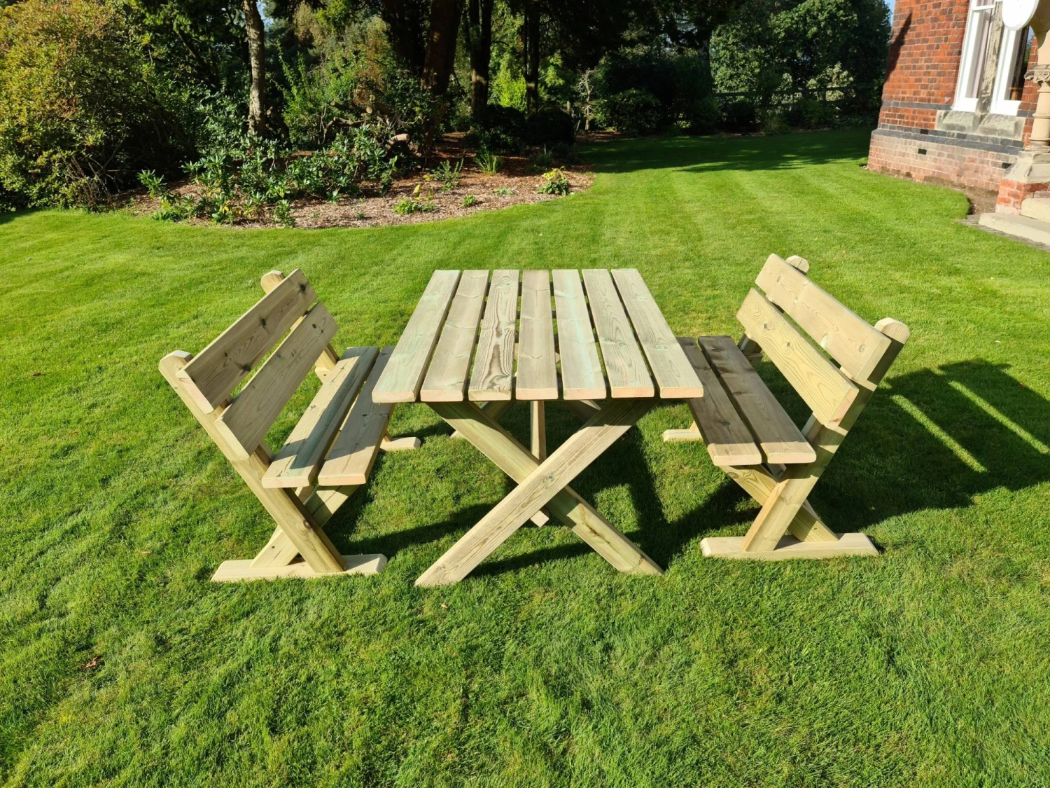 Churnet Valley Ashcombe Table Set 4 Seater Churnet Valley Ashcombe Table Set 4 Seater -Garden Supply Store 46842 2381