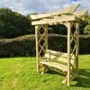 Churnet Valley Tokyo Arch 4ft With Ashcombe Bench -Garden Supply Store 46850 2355