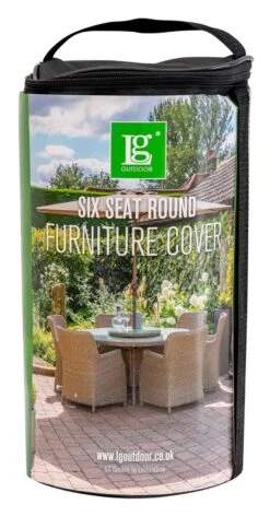 LG Outdoor DXCOV02 Deluxe Cover For 6 Seat Round Dining - Up To 150cm Table