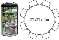LG Outdoor DXCOV04 Deluxe Cover For 8 Seat Round Dining Set - Up To 180cm Table 4 LG Outdoor DXCOV04 Deluxe Cover For 8 Seat Round Dining Set - Up To 180cm Table -Garden Supply Store 46929 2312