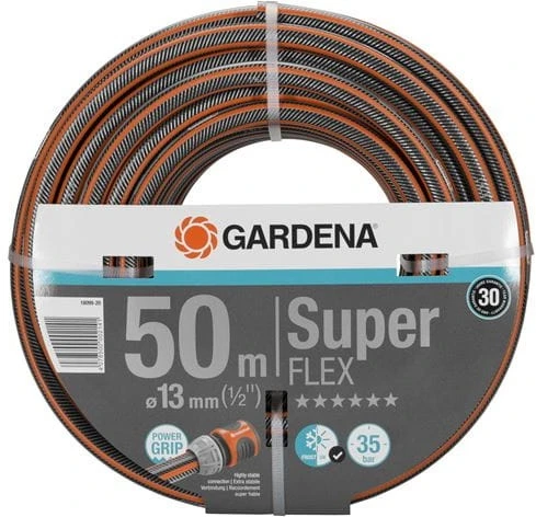 Gardena Premium SuperFLEX Hose 13mm (1/2), 50m Gardena Premium SuperFLEX Hose 13mm (1/2), 50m -Garden Supply Store 50313 33171
