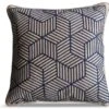 LG Outdoor Blue Striped Cubes 50cm Scatter Cushion -Garden Supply Store 51932 28203