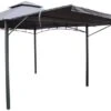 Royalcraft Algarve Gazebo 3.3m X 3.3m With 2.1m Awning - Grey -Garden Supply Store 55661 40153