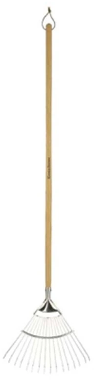 Kent & Stowe Stainless Steel Long Handled Lawn/Leaf Rake