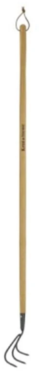 Kent & Stowe Carbon Steel Long Handled 3 Prong Culivator